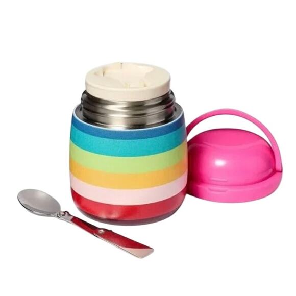 Tabitha Brown Double Wall Stainless Steel Vacuum Food Jar with Spoon - Picture 1 of 2
